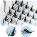 Mix Length Cluster Lashes 0.07mm D Curl | Soft & Wispy DIY Lash Extensions | HuXi Lashes-ZW28C - Buy Online on SooperMarket.com