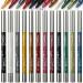 KAIQIKAIXI Waterproof Eyeliner  12 Color Eyeliner  Eye Shadow Pencil  Eyebrow Pencil  Lip Liner  Multifunctional Color Painting Cosmetic Tool. (12Pcs)