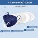 Kn95 Face Masks 50 Pcs - Cup Dust Safety Masks for Outdoor Protection - Buy Online on SooperMarket.com