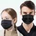 Buy 100 Pack Made in USA Black Disposable Face Masks - 3 Layer Medical Masks for Adults | Home Office Outdoor & School - Buy Online on SooperMarket.com