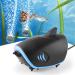 FEDOUR 300LPH Ultra-Lies Aquarium air pump with 2 air outlets 3W adjustable aquarium air pump shark-shaped ventilation oxygen pump for up to 350l aquarium
