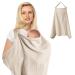 Still towel for the on the way hillhears 75x95cm breastfeeding cotton soft and breathable -active silent scarf Nursing Cover for Breastfeeding Still breastfeeding breastfeeding with solid tire for mother kaqi