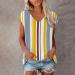 Short Sleeve T Shirts Clothing Woman T-Shirt Casual Black Clothing Top Women's Floral Pattern for Women Crop Tops Shirt Shirts Top Women's Summer Tank Top 2-yellow M - Buy Online on SooperMarket.com