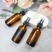 Buy Liyuabu 60ml Brown Spray Bottles - Refillable Travel Perfume & Essential Oil Containers | Set of 3 Fine Fog Nozzle for Aromatherapy Hair & Cleaning - Buy Online on SooperMarket.com