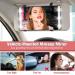 Viatia Rechargeable LED Car Sun Visor Vanity Mirror with Lights - 3 Light Modes and Dimming Touch Sensor - Black - Buy Online on SooperMarket.com