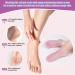 Soft Gel Foot Peel Mask & Moisturizing Silicone Socks for Dry Cracked Feet - Hydrating Foot Care Gift for Women - Buy Online on SooperMarket.com