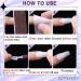 Groovy Nights Silver Glitter Swirl Long Coffin Fake Nails with Glue - 24PCS Set - Buy Online on SooperMarket.com