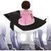 Colcolo Aircraft Footrest for Children | Toddler Aircraft Bed & Leg Support | Foldable & Compact Seat Cover | Travel Essential in Black - Buy Online on SooperMarket.com