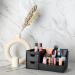 Mantello Bathroom Organizer Countertop - Makeup and Skincare Storage Solution - Vanity Organizer in Black Matte - Buy Online on SooperMarket.com