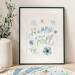 Whaline 24Pcs Blue Floral Pattern Paper 30x30cm - Double-Sided Watercolor Flower Scrapbook Paper for DIY Crafts and Photo Albums - Buy Online on SooperMarket.com