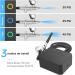 COSVII Upgraded 40 PSI Airbrush Kit with Compressor, Dual Action Gun Set for Art, Makeup, Cake Decorating - Black - Buy Online on SooperMarket.com