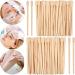 200 PC Wooden Waxing Spatula Set for Eyebrows Lips & Body - Ideal for Handicrafts & Depilation - Buy Online on SooperMarket.com