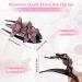 Rhinestone Double Flower Hair Clip Set - 8 Pieces | Crystal Glitter Hair Accessories for Women and Girls - Buy Online on SooperMarket.com