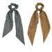 Getacota 9-Piece Bowknot Hair Scrunchies Set - Satin Chiffon Long Tail Scrunchy Scarf Vintage Ponytail Holder for Women - Buy Online on SooperMarket.com