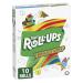 BETTY CROCKER FRUIT ROLLUPS - Tropical Tie-Dye Fruit Flavoured Snacks Pack of 10 Rolls Fruit Flavoured Snacks Fruit Roll-Ups