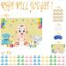 Morcheiong Pin the Pacifier Baby Game - 48 Pacifiers for Baby Shower Party Favors & Decorations - Fun Entertainment for New Parents - Buy Online on SooperMarket.com