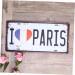 ABOOFAN Emblems Vintage Signs for Sale Out Door Decor Outdoor Metal Decor Iron Painting The Sign Iron Mark - Buy Online on SooperMarket.com