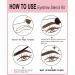 Black Eyebrow Stamp Stencil Kit Black for Black Women Perfect Water Resistant Eyebrow Powder Stamp - Buy Online on SooperMarket.com
