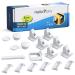 Improved magnetic cabinet locks (6 locks and 2 keys) baby lock cabinet lock for child safety no drilling or tool required 6locks+2keys