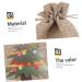 ORFOFE 1 Set Christmas Bags Holiday Bags Christmas Candy Bag Burlap Bag Pouch Snack Bag - Buy Online on SooperMarket.com