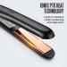 VANESSA PRO Mini Titanium Flat Iron - 0.7 inch | One Pass Sleek Look | Curls Beautifully & Straightens Well - Buy Online on SooperMarket.com