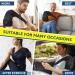 Heated Shoulder Massager Brace Support with Vibration Heating Electric Shoulder Wrap with Massage 3 Modes Cordless Vibration Shoulder Pad for Men and Women Fits for Left or Right Shoulder Black Black Large - Buy Online on SooperMarket.com
