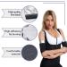 Buy Angelkiss Sauna Arm Shaper - Elastic Compression Sleeves for Slimming Arms | Fitness & Sport | XXL/3XL Black & Silver - Buy Online on SooperMarket.com