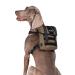 OneTigris Eureka Dog Backpack Small Dog Backpack with Poop Bag Dispenser for Daily Hiking for Small Dogs Green S