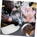 NOLITOY 10 Pcs Shampoo Funnel Hair Coloring Shampoo Grooming Apron Hair Styling Cape Straight Hair Shawl 59X25X1CMx5pcs Transparent Colorx5pcs - Buy Online on SooperMarket.com