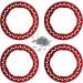 Alomejor 1.9 Aluminum Alloy Beadlock Rings - 4 Piece Red Replacement for Easy Installation & Repair - Buy Online on SooperMarket.com