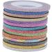 3 Rolls(One roll per size) Monochrome Scrub Nail Art Striping Tape Lines Width 1/2/3mm-Striping Tape for Nail Art-Nail Striping Tape Foil-Nail Striping Tape Thick-Nail Striping Tape with Dispenser-Self-Adhesive DIY Nail Art Tape 14 - Buy Online on SooperMarket.com