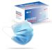 Medical type iir standard En14683 Certified oral masks op mask 3-layer Mouth protection facial mask disposable mask Einweg mask BFE 98% surgical mask (100 units (1 piece) Blue 100) 100 units (1 piece) blue 100