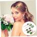 Gogogmee 1 Crystal Pearl Hair Clip Diamond Hair Clips Green Rhinestones Green Rhinestone Hair Barrettes Bridal Hair Accessories Bobby Hair Barrette Wedding Hair Clips Rhinestone Clips Alloy - Buy Online on SooperMarket.com