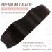 Wire In Hair Extensions One Piece 20inch #1B Natural Black 100% Real Remy Human Hair Natural Invisible - Buy Online on SooperMarket.com