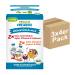 FRECHE FREUNDE organic squeezies with cereal breakfast mix squeezable pouches for babies from 10 months vegan pack of 3 3 x (4 x 100g)