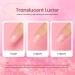 Beetles 6pcs Jelly Glitter Gel Polish Set - Nude Pink Manicure, Soak Off UV LED Cured Shimmer Colors - DIY Nail Art Salon Quality - Buy Online on SooperMarket.com