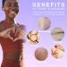 6-Piece African Net Sponge Set - Shower Exfoliation & Body Scrubs for Smooth Skin - Ideal for Daily Use (Yellow & White) - International Shipping Available - Buy Online on SooperMarket.com