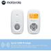 Motorola Nursery AM24 Audio Baby Monitor with Room Temperature Display, High Sensitivity Microphone, Two-Way Talk - White | Single MBP24 - Buy Online on SooperMarket.com