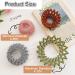 7pcs Zabernim Hair Holder Birds Nest Magic Hair Clip for Women - Expandable Velvet Bun Claw for Girls - Vintage Ponytail Holder Hairpin Buckles - Buy Online on SooperMarket.com