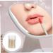 100pcs Lip Brush Set | Silicone Exfoliating Lip Wands | Makeup Tools & Accessories | Portable Flocking Applicator - Yellow - Buy Online on SooperMarket.com