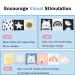 Baby Steps Angel Bear Black White High Contrast Baby Soft Cloth Book Tummy Time Toys Baby Safe Mirror Teether Early Educational for Infants Toddlers Sensory 0-3 Yrs Newborn Crinkle Book for Babies - Buy Online on SooperMarket.com