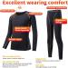 Linlook Kids Thermal Underwear Set - Breathable Winter Sports Gear | Long-Sleeved Top & Long Underpants for Ski & Football (Size 24 Black) - Buy Online on SooperMarket.com