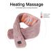 USB-Powered Electric Heating Pillows | Soft Warm Neck Wrap & Vibration Massage for Pain Relief | Ideal Gift for Adults & Seniors - Light Brown - Buy Online on SooperMarket.com
