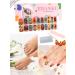 EBANKU Halloween Gel Nail Polish Strips - 20 Stickers for Pumpkin Witch Nail Designs with Nail File Stick - UV/LED Lamp Required - Buy Online on SooperMarket.com