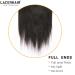 Lacer 10 Yaki Clip in Hair Extensions 120G 7 Pieces 10 Inch - Natural Black Remy Human Hair for Fashion Black Women with Relaxed Hair - Buy Online on SooperMarket.com