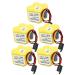 5 Pack 4400mAh BR-2/3AGCT4A 6V Replacement Battery for FANUC A98L-0031-0025 CNC System Non-Rechargeable