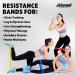 Resistance Bands Set of 5 | Exercise Bands for Glutes Hips & Legs | Ideal for Home Workouts | Resistance Band Set for Men & Women - Buy Online on SooperMarket.com