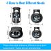 ZUSHALLMY 48pcs Upgraded Plastic Cord Lock - Drawstring Clip with Spring Toggle Stoppers for Shoelaces & Paracord - Buy Online on SooperMarket.com