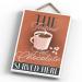 Global Designs The Tastiest Hot Chocolate Served Here Rectangle Wooden Plaque - Buy Online on SooperMarket.com