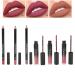 3PC Matte Liquid Lipstick & Lip Liner Set - Waterproof Durable Makeup for Women | Best Cosmetics Gift - Buy Online on SooperMarket.com